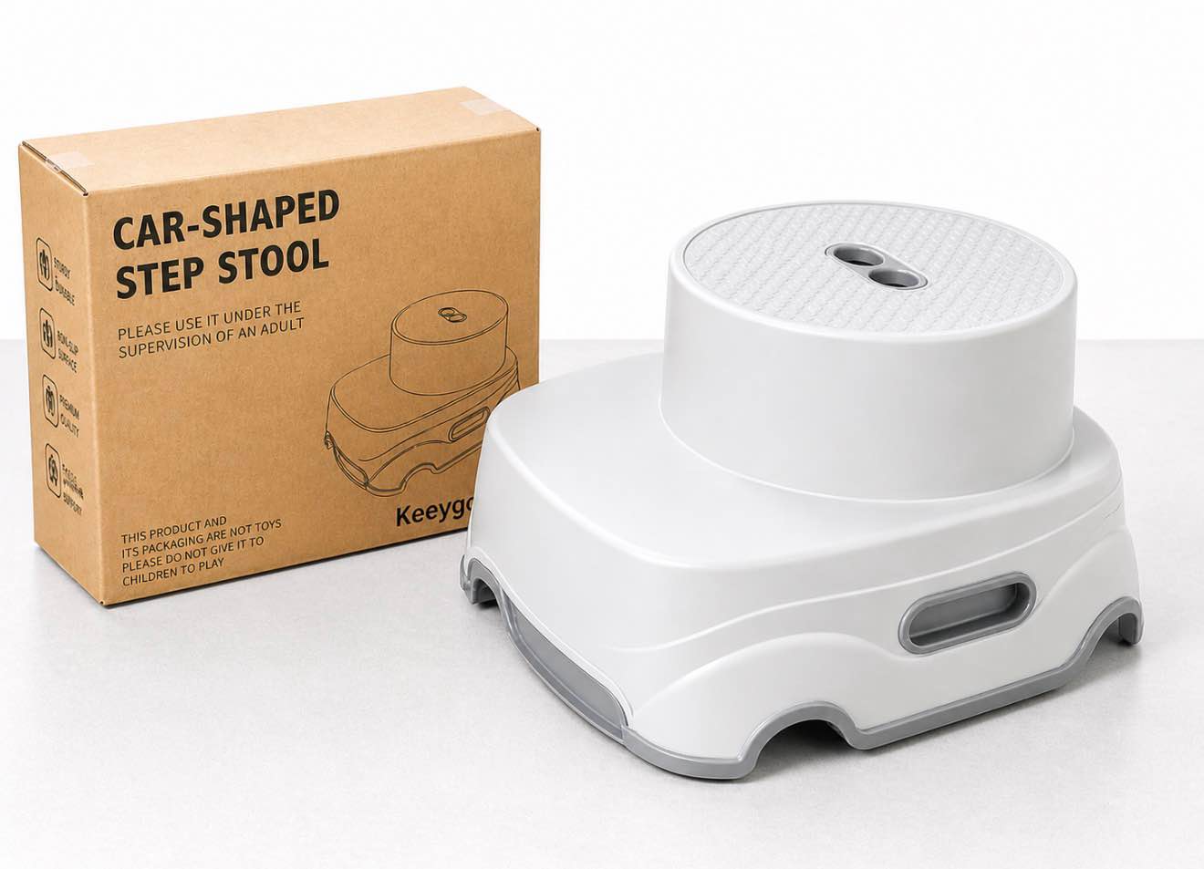 Car Shaped Step Stool 