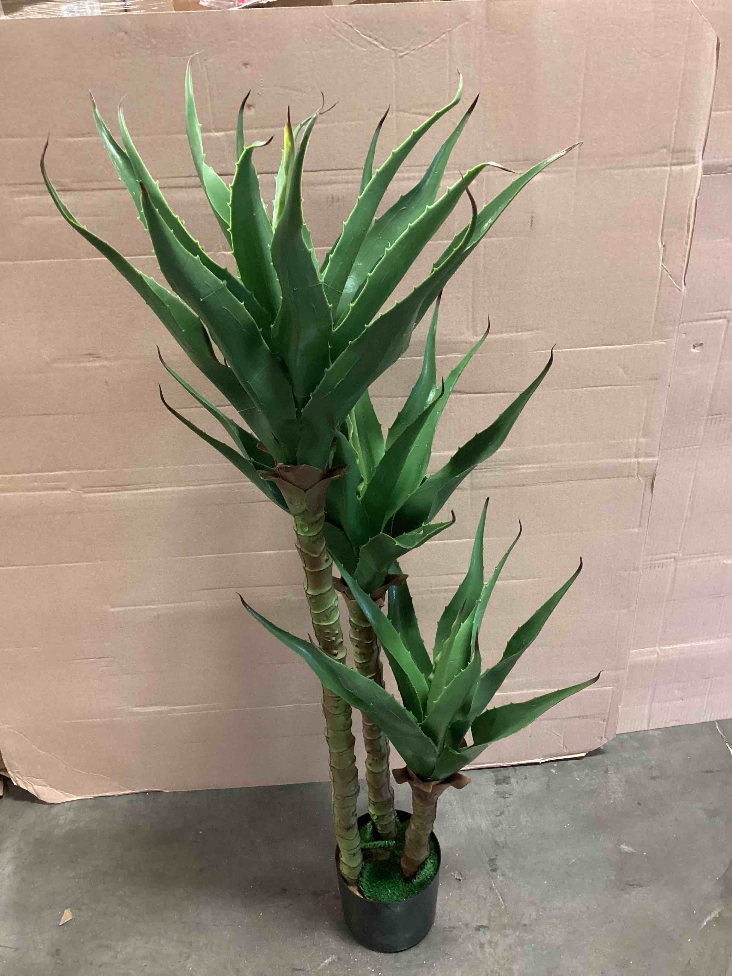 3.6ft Artificial 3 Head Decor Plant 