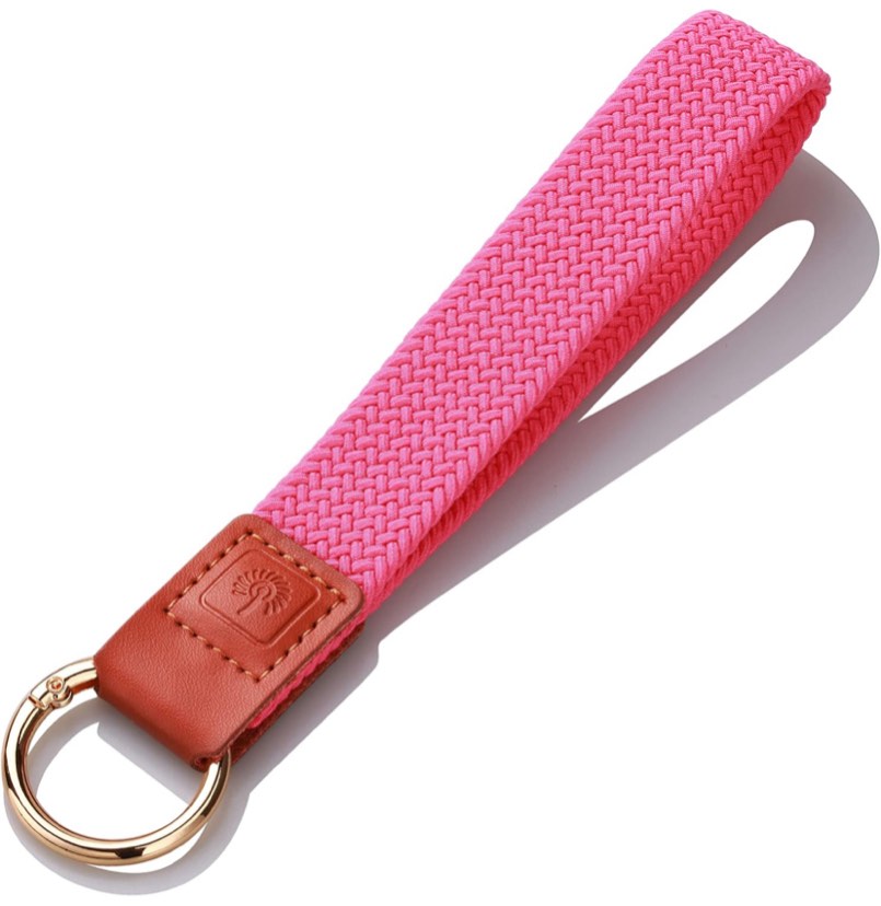 Wristlet Keychain Lanyard, Stretchy Wrist Lanyard Key Chain Strap, ID Badge Wallet Holder