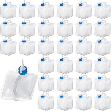 Maxdot 30 Pcs 1.3 Gallon Collapsible Water Storage