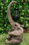 Elephant Solar Statue
