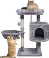 Cat Condo Tower For Indoor Cats And Kittens, Gray