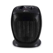 ceramic fan heater, black