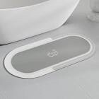 NEFCO bath rug nonslip quick dry 24x48 oval 