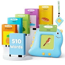 LAYCOL Talking Flash Cards - 510 Sight Words for Toddlers & Preschoolers (2-5 Years), Interactive Montessori Toys for Boys & Girls, Sensory Learning Aids