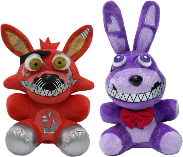 yi jia hui FNAF Security Breach Plush Set - Five Nights Plush Doll Set -- Gift for Five Nights Game Fans - Plush FiguresToy (2pcs) (FNAF3214520)