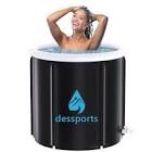 Ice Bath Tub for Athletes, Cold Plunge Tub with Cover Portable & Collapsible, Tear-Resistant and Multi-Layered Design, Ice Cold Therapy Bath Outdoor for Rapid Recovery, Gardens, Gym, Camping