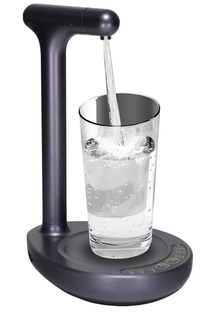 Desktop Water Bottle Dispenser Portable USB C Charging Port Suitable for Office, Kitchen or Bedside Table.