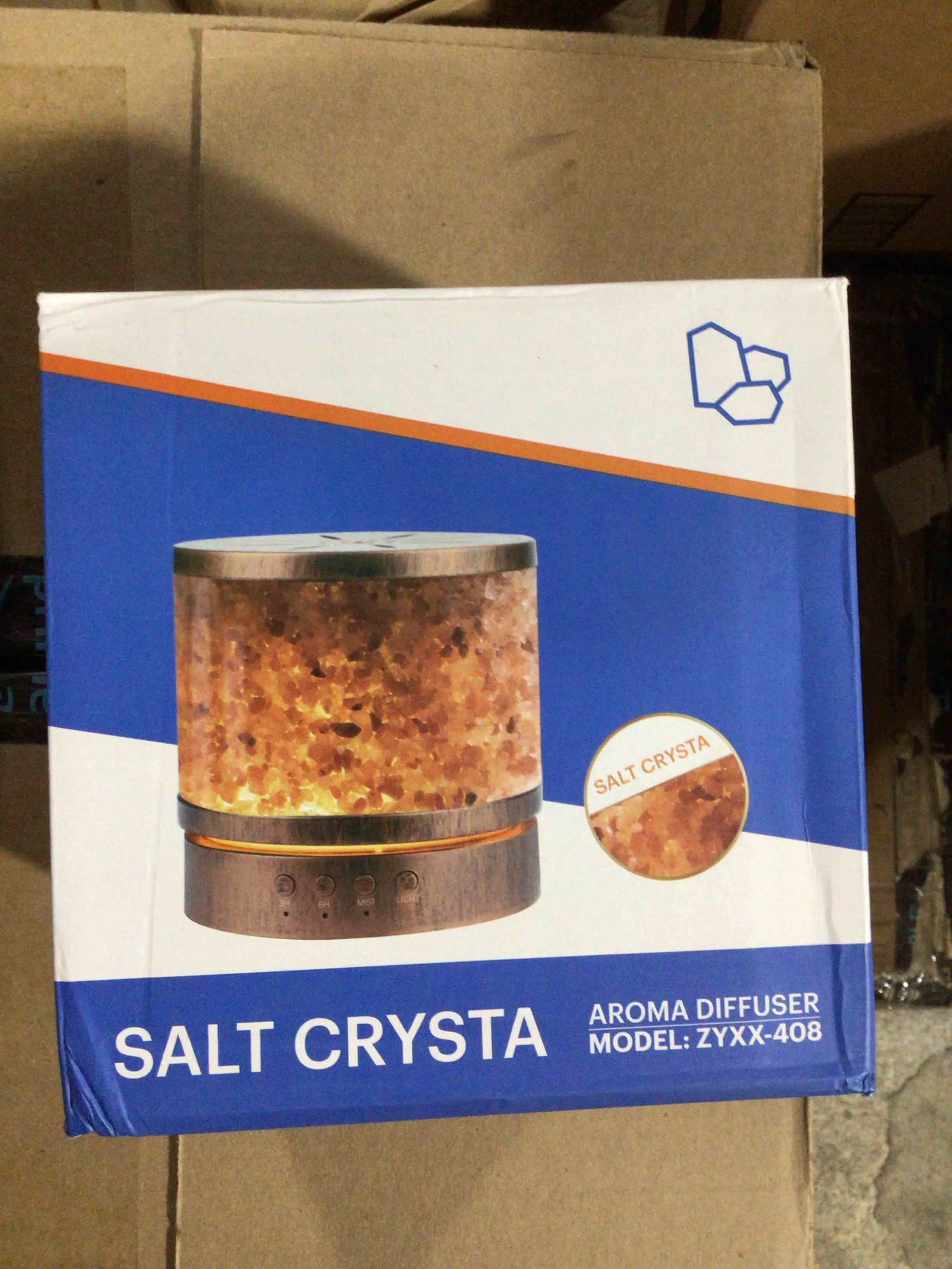 Condition photo showing New/Like New for Salt Crystal Lamp 400ml Himalayan Aroma Diffuser 7 color