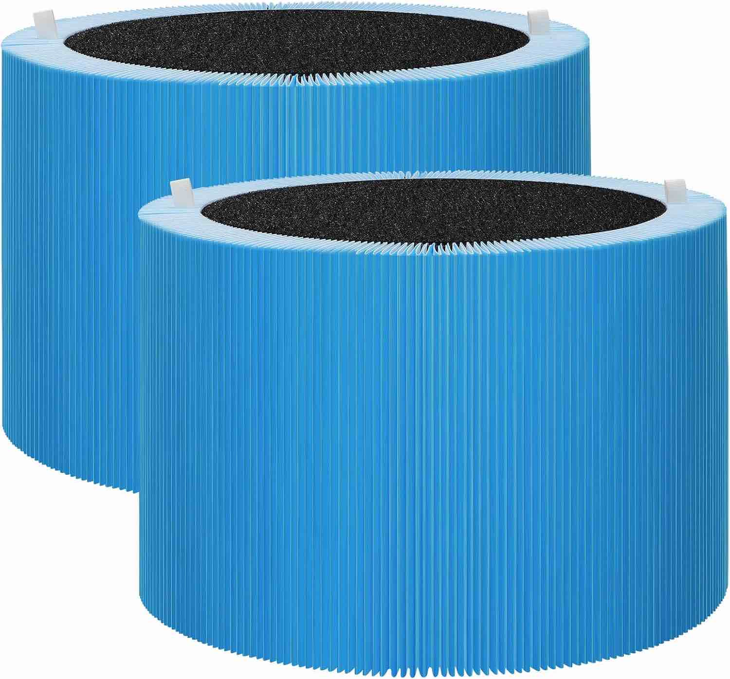 211i Max Replacement Filters Compatible with BLUEAIR Blue Pure 211i Max Air Cleaner Purifier for Home,Upgraded Blue Filter Replacement,Part #F2MAX,Ture H13 HEPA & Activated Carbon Filter,2 Pack Blue-2Pack