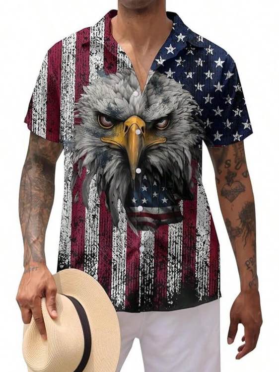 alisister mens medium button down short sleeve dress shirt novelty hawaiian holiday summer funny tops