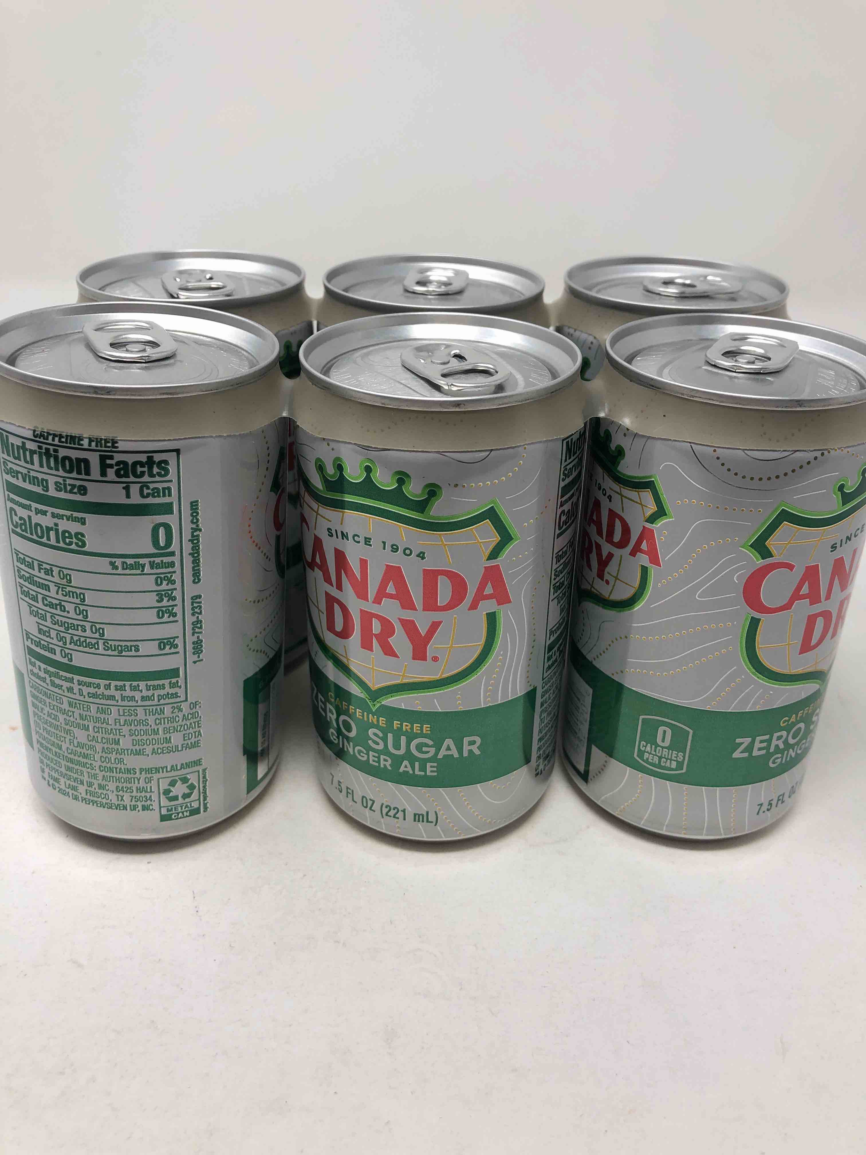 Canada Dry Caffeine Free Zero Sugar 