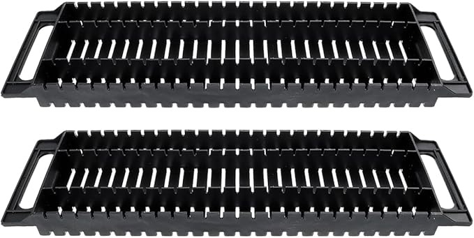 2pcs Dual-Ear Anti-Static Bar Rack PCB Storage Bracket Tough Wear-Resistant Circuit Board Frame for ESD Protection