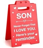 Son Never Forget I Love You Desktop Sign 