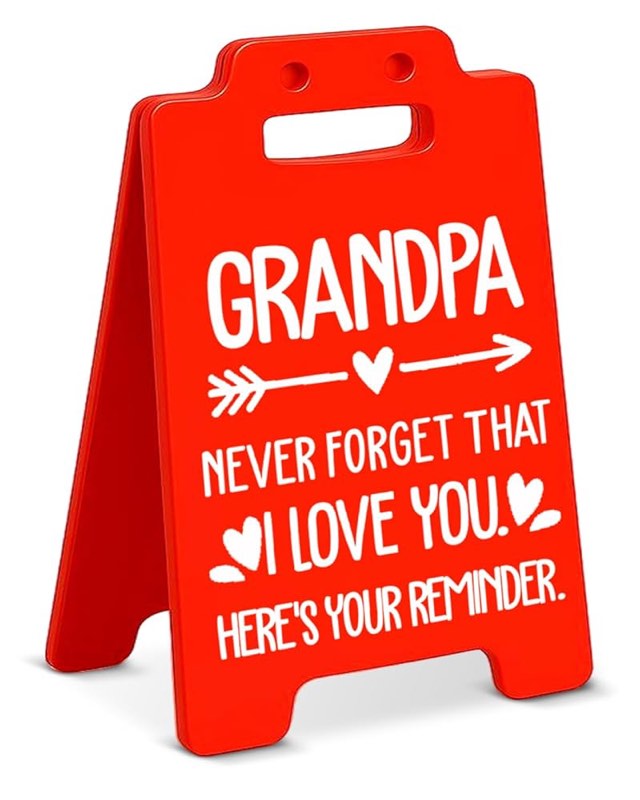 Grandpa Gifts from Grandchildren, I Love You Desk decor 