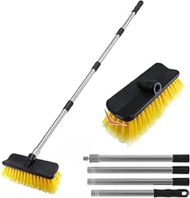 (similar to stock)Ordenado 62" Car Wash Brush with Long Handle, Soft Bristle Car Cleaning Brush Supplies, Cars Brushes for Washing Exterior, Cars Washing Brushes Scratch-Free Wash Mop Kit, Universal for RV Truck SUV