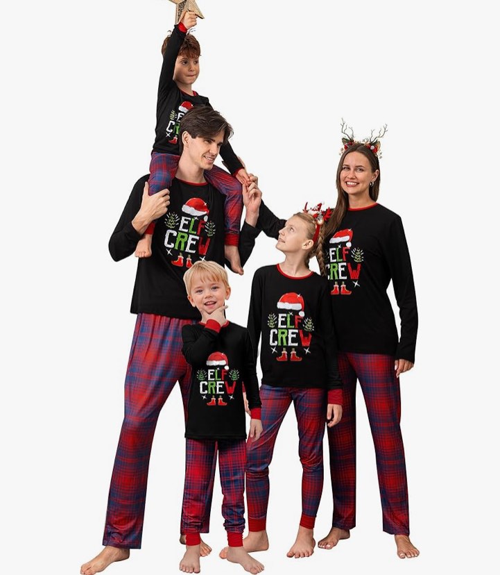 Condition photo showing New/Like New for Rnxrbb 2025 Matching Family Christmas Pajamas Holiday Family Christmas Pjs Set Sleepwear Xmas Jammies Men Women Kids Couples