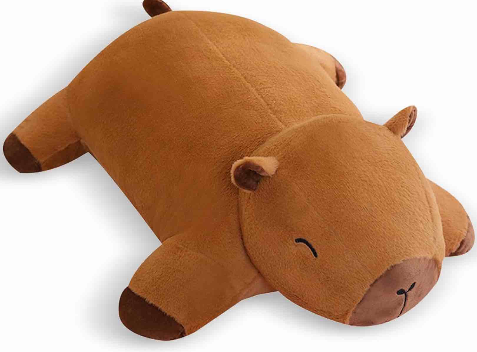 Capybara Stuffed Animal - 23.6 Inch Cute Capybara Plush Toy for Kids,Birthday for Girls, Boys, and Women