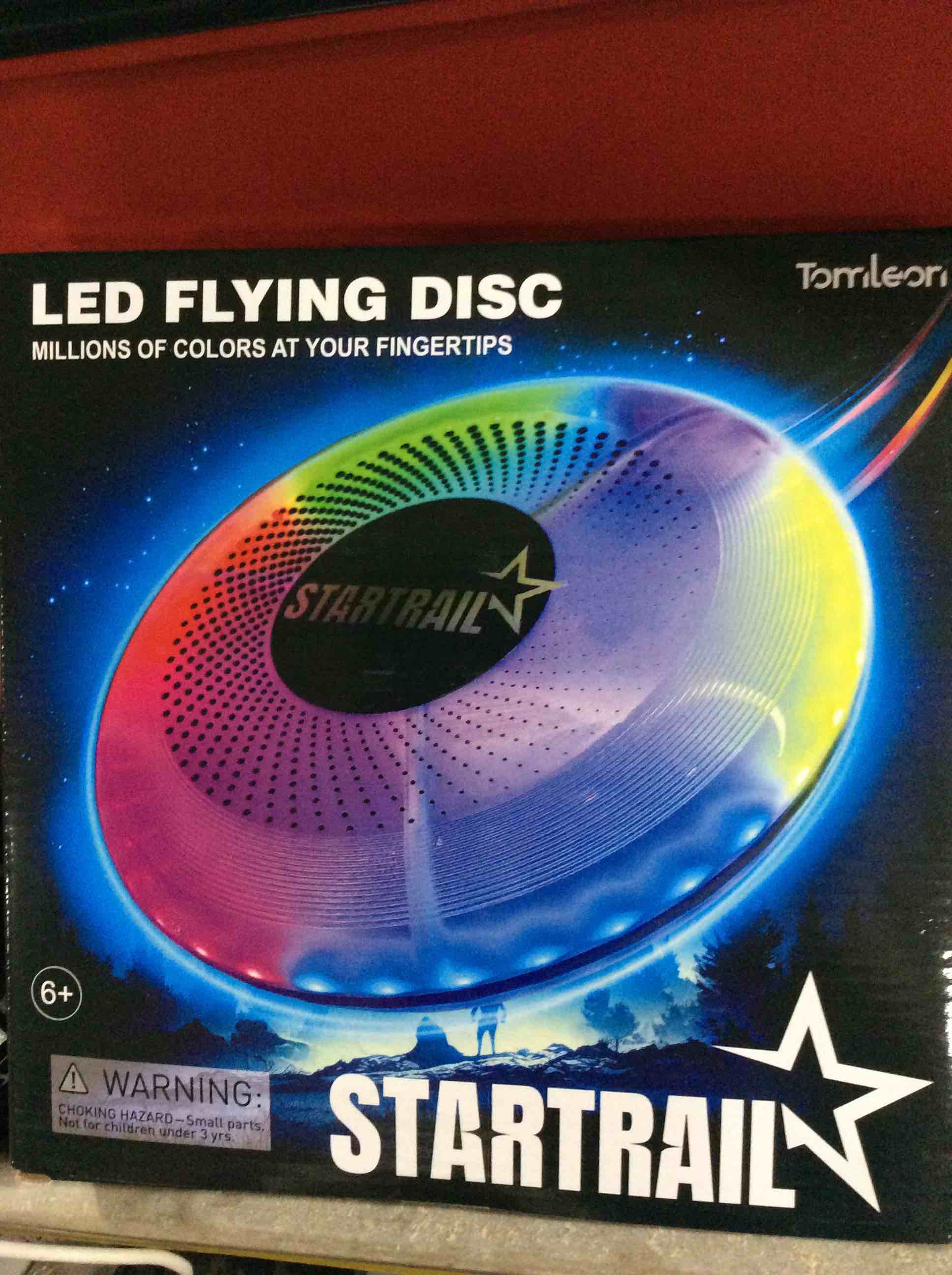 Condition photo showing New/Like New for tomleon startrail led flying disk