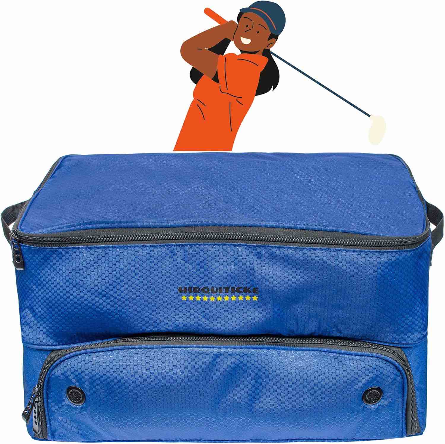 Golf Trunk Organizer for cars golf gift for boss blue