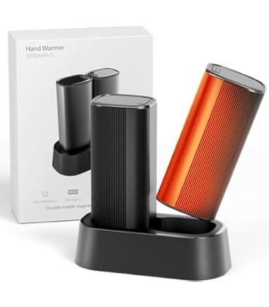 Hand Warmers Rechargeable 2 Pack -5000mAh *2 Portable