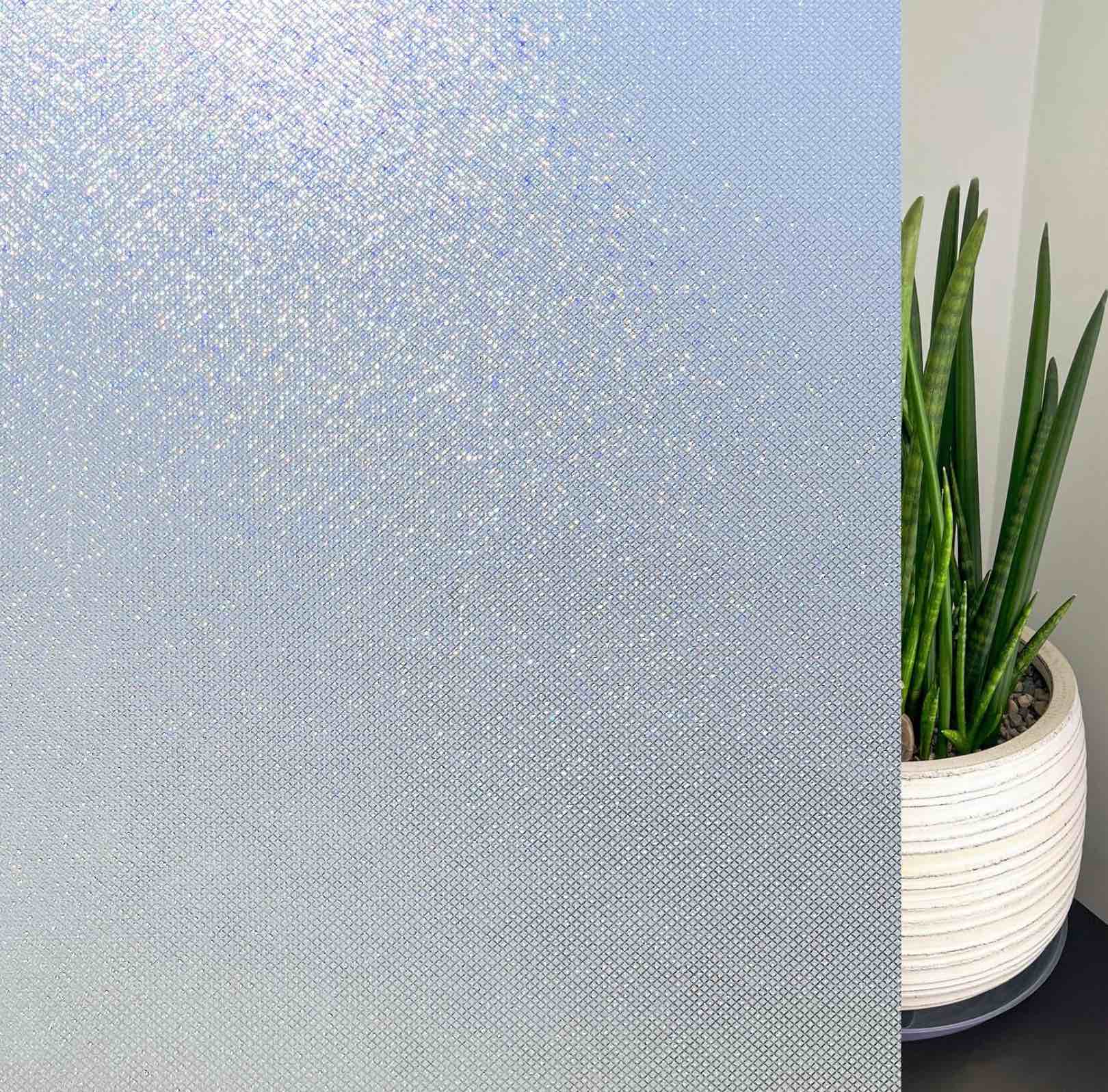 KESPEN Sparkling Frosted Window Privacy Film 35.4 Inch X 6.5 Feet 3d Frost 35.4 Inch X 6.5 Feet