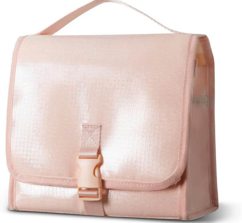 Travel Toiletry Bag for Women Portable Waterproof Cosmetic Makeup Bag Organizer for Container Toiletries (pink)