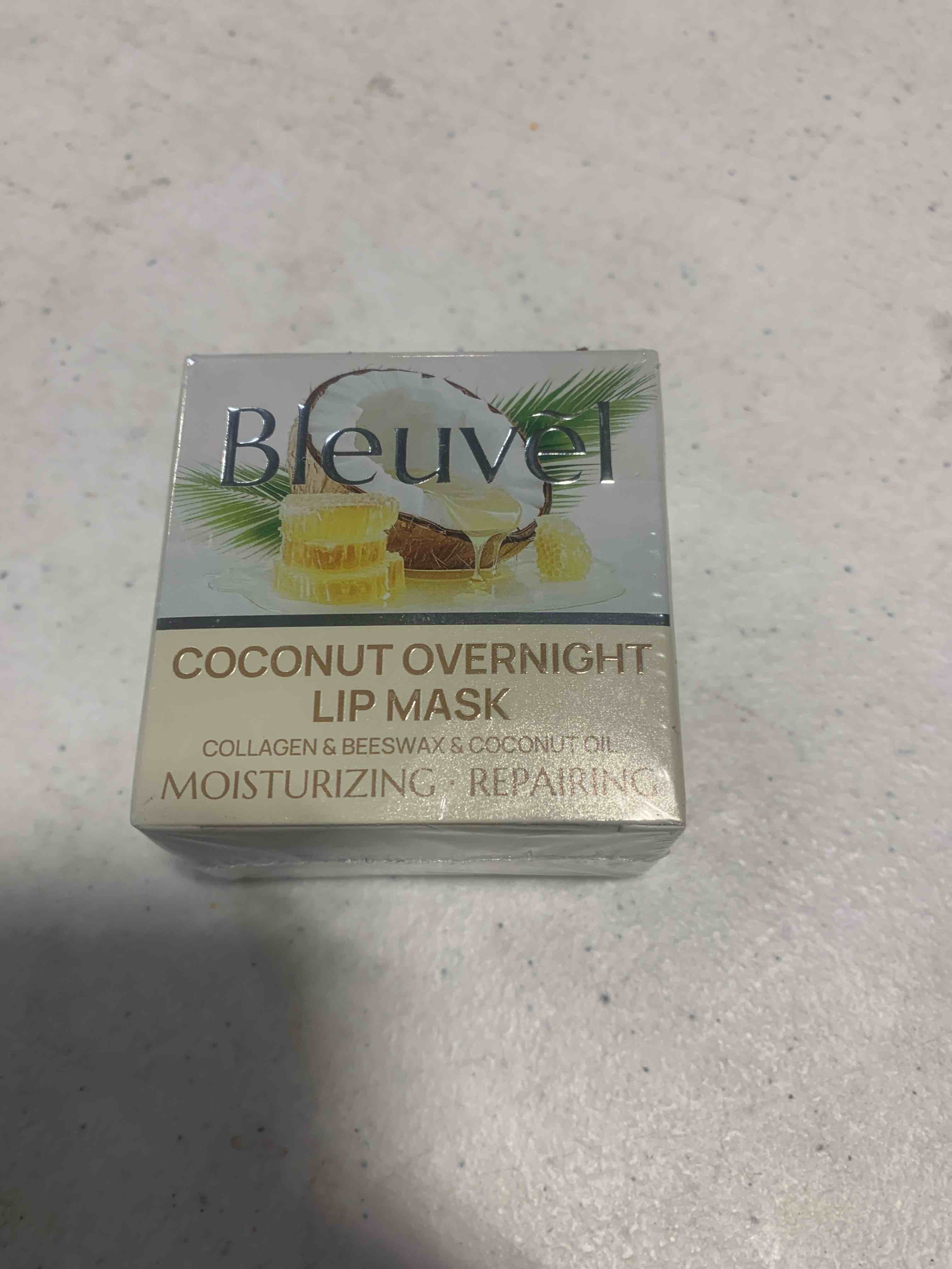Condition photo showing Brand New for Bleuvèl Beeswax Overnight Lip Mask – Moisturizing & Nourishing Lip Balm with Collagen, Beeswax & Coconut Oil, Built-in Applicator, Sleeping Lip Mask