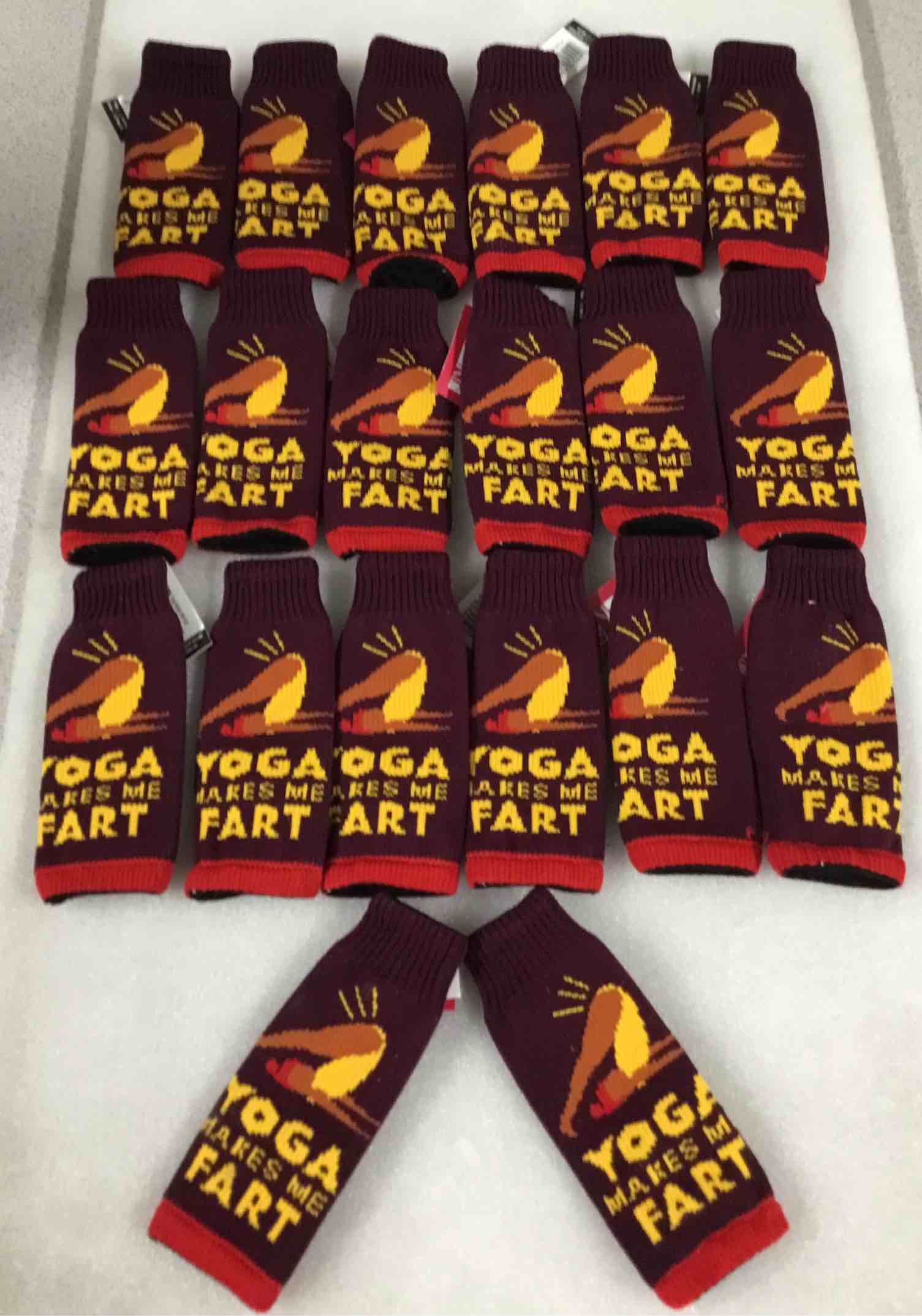 Freaker USA Beverage Insulator- Yoga Makes Me Fart.