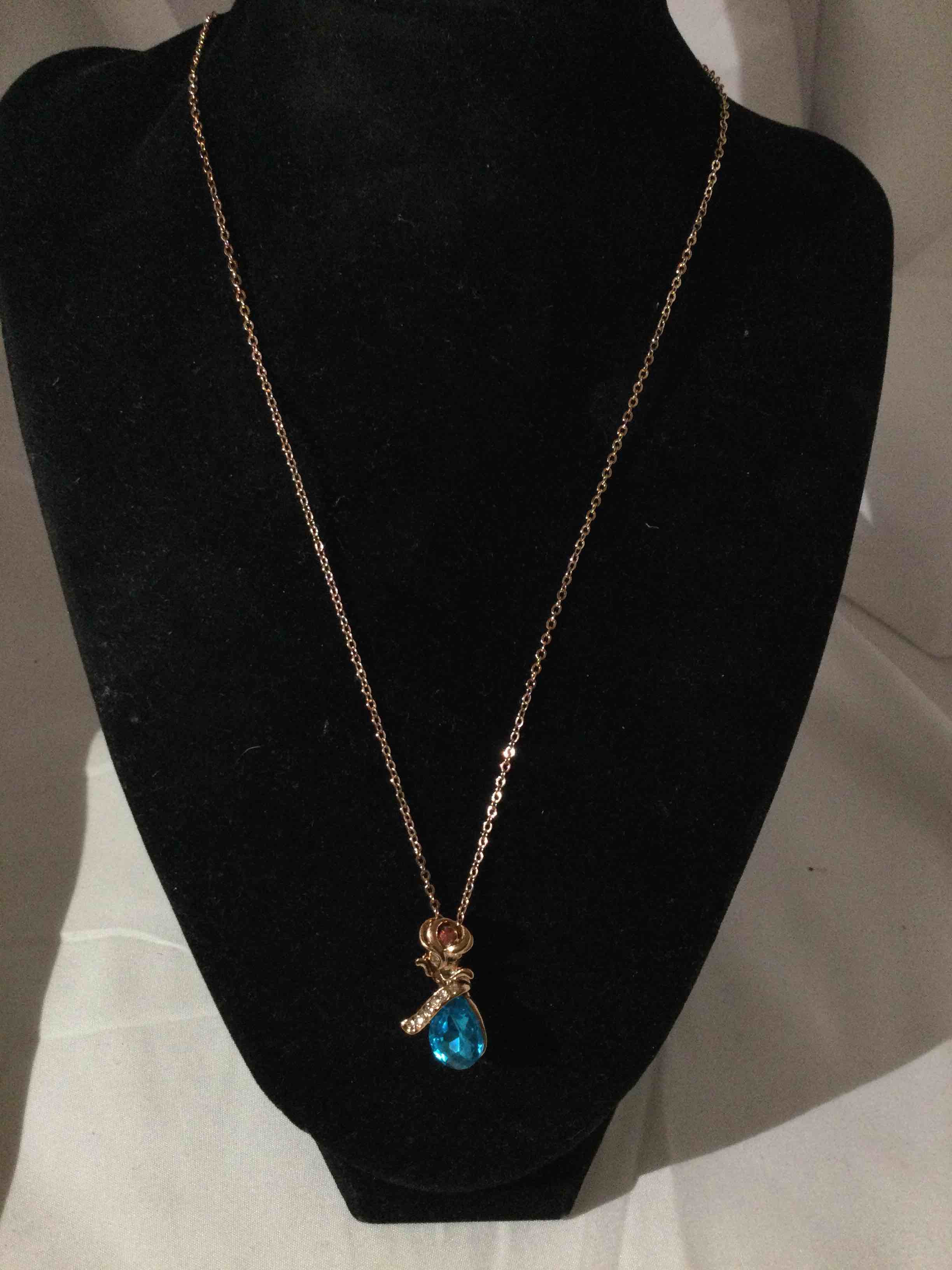 blue topaz necklace