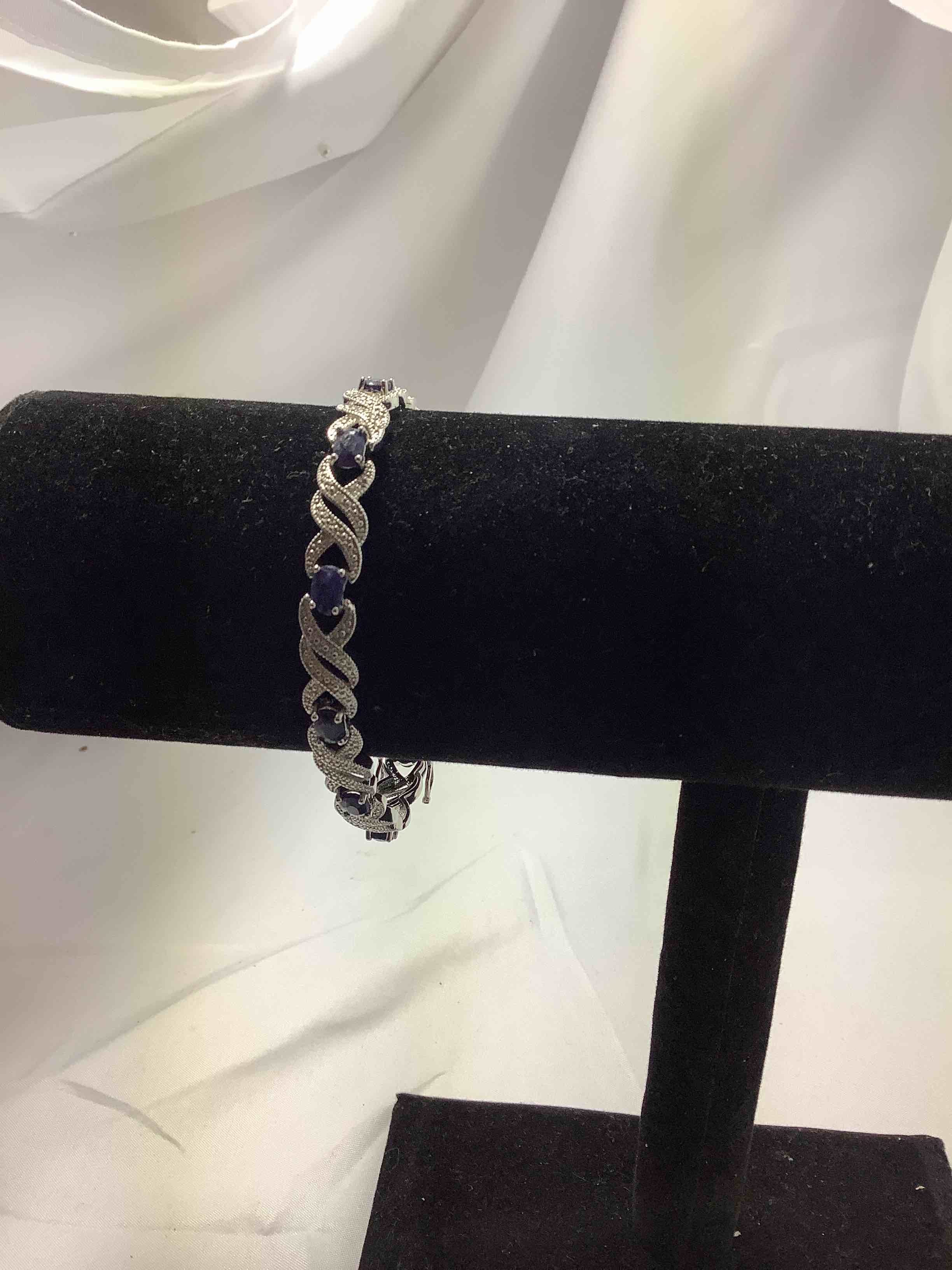 Sapphire and Diamond Bracelet