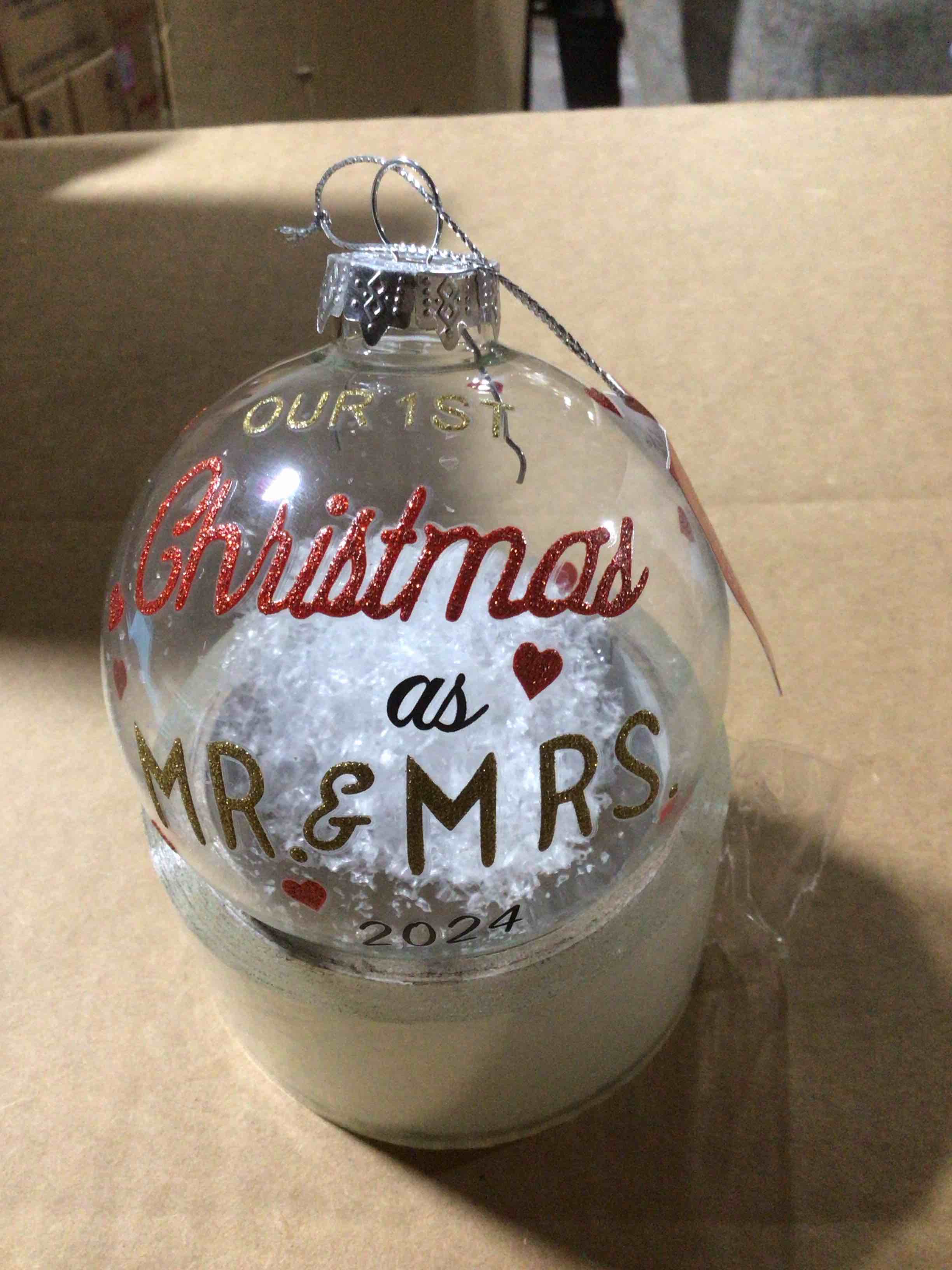 Case of 48 Christmas Ball Ornaments 