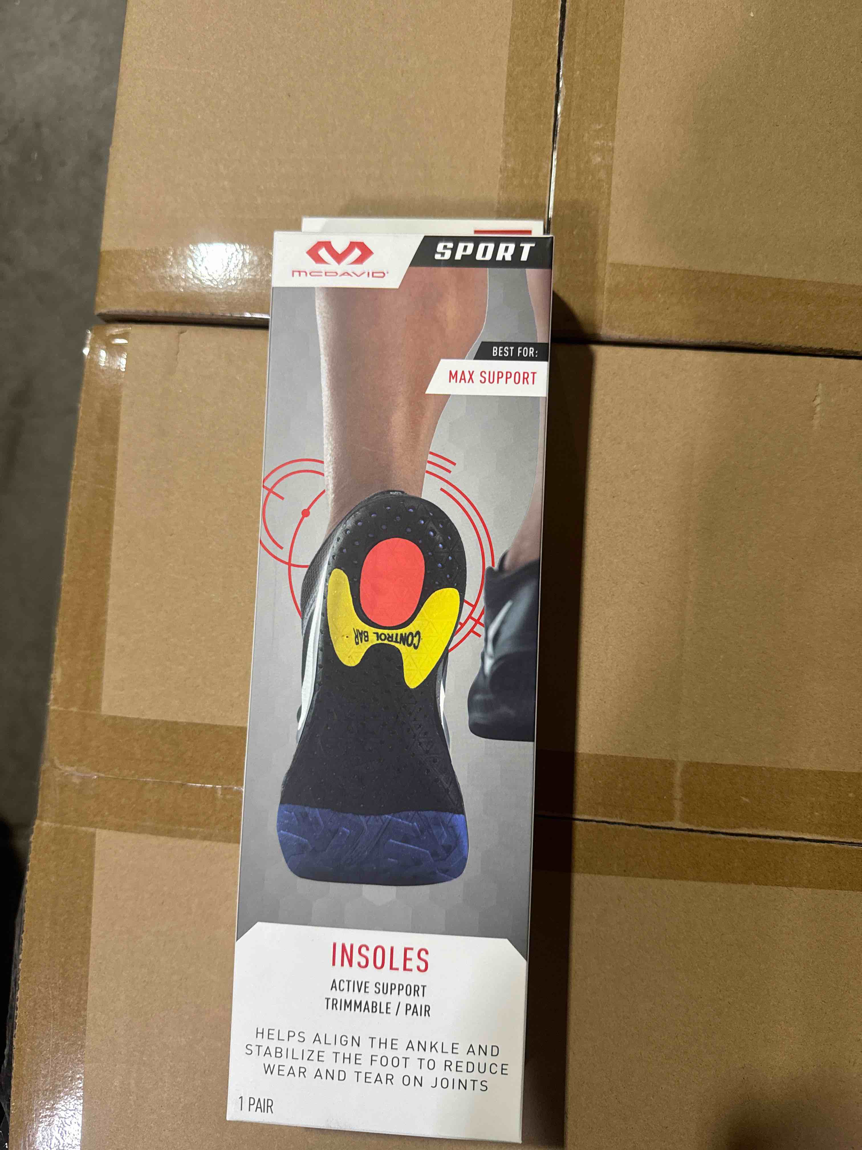 Condition photo showing Brand New for mcdavid run fitness insole blue medium