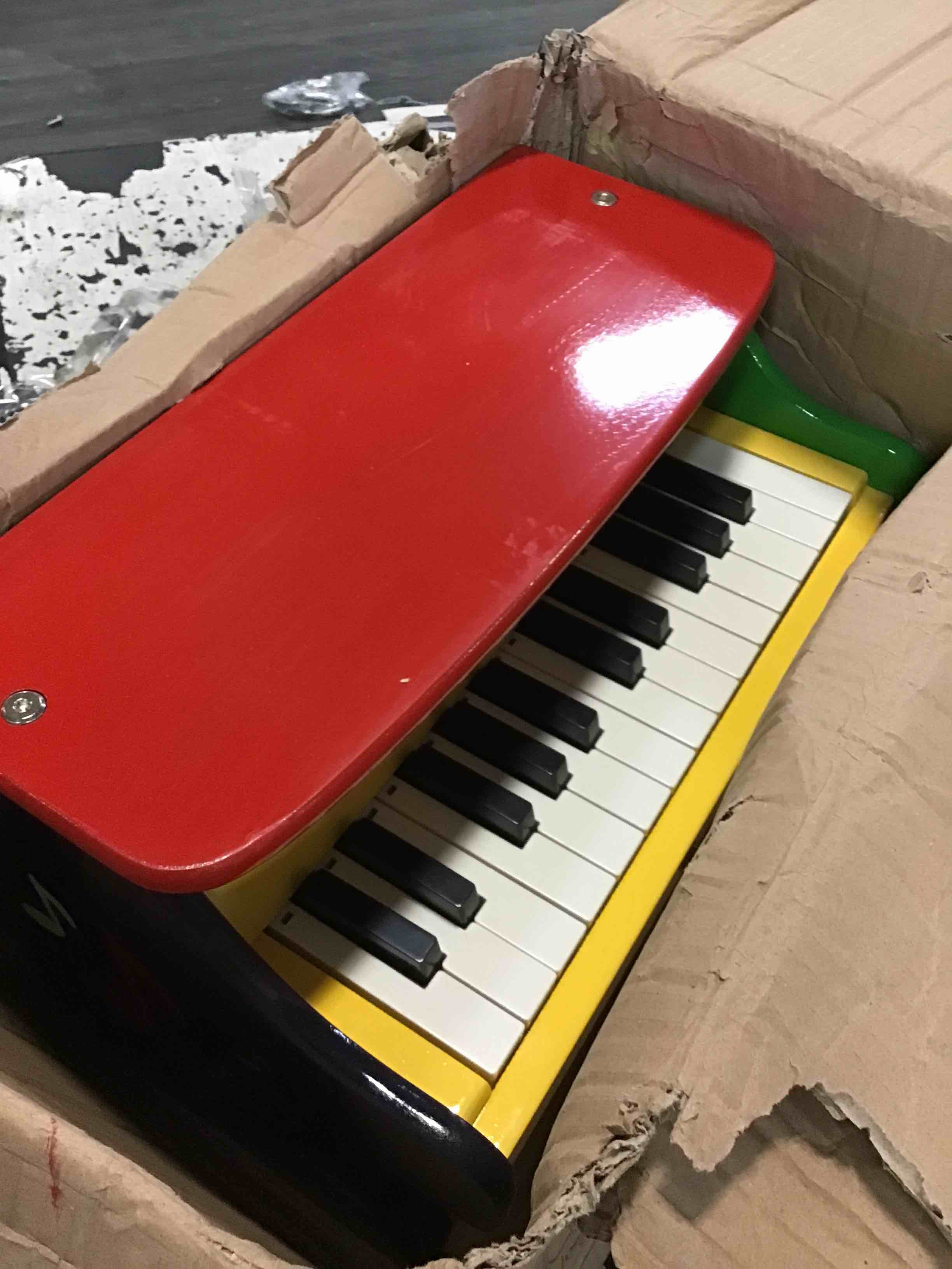 Condition photo showing Open Box for melissa & doug learn-to-play piano with 25 keys and color-coded songbook