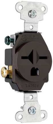 Single Receptacle Back And Side Wired 5651