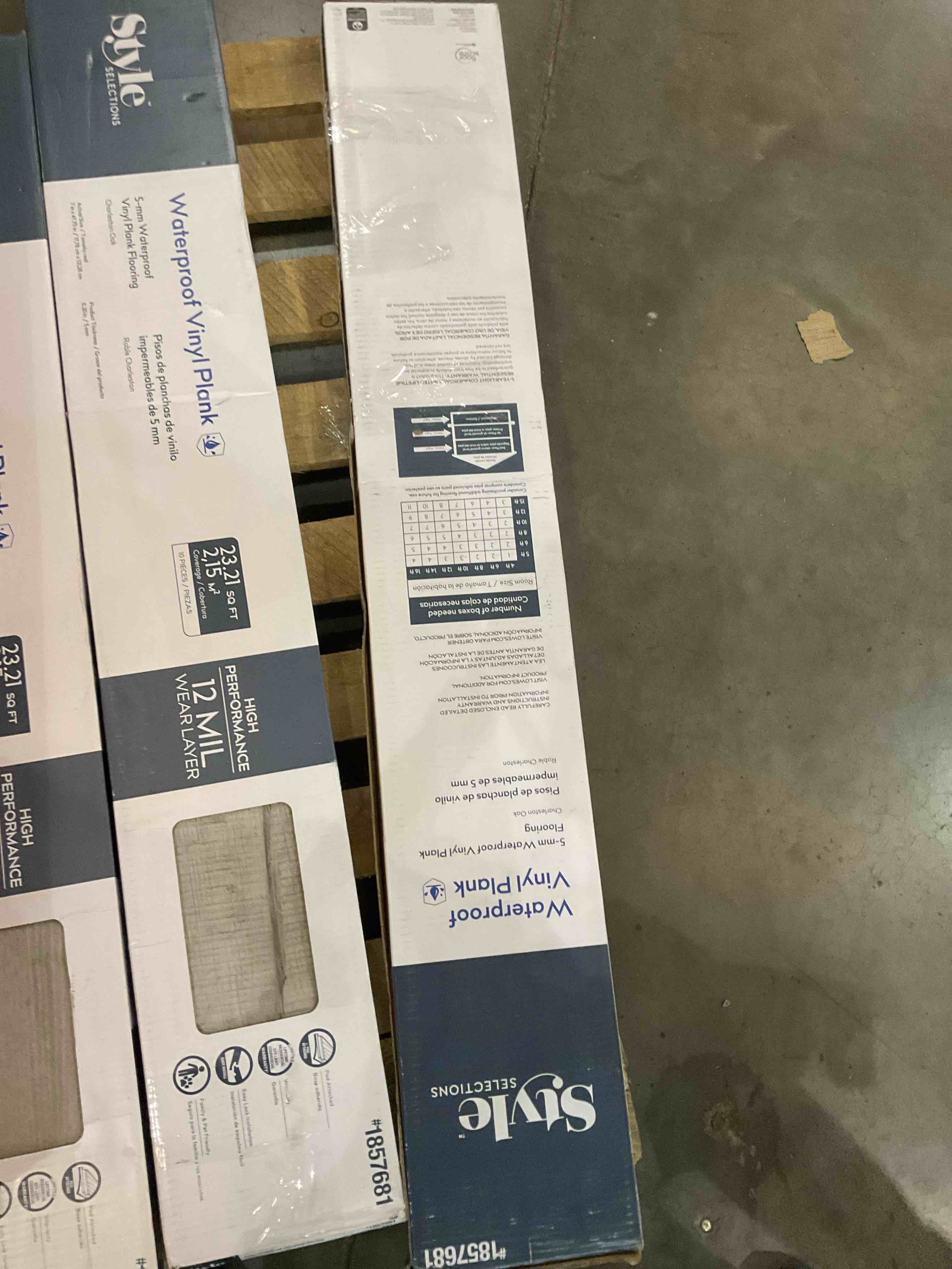 Style selections Waterproof Vinyl Plan
