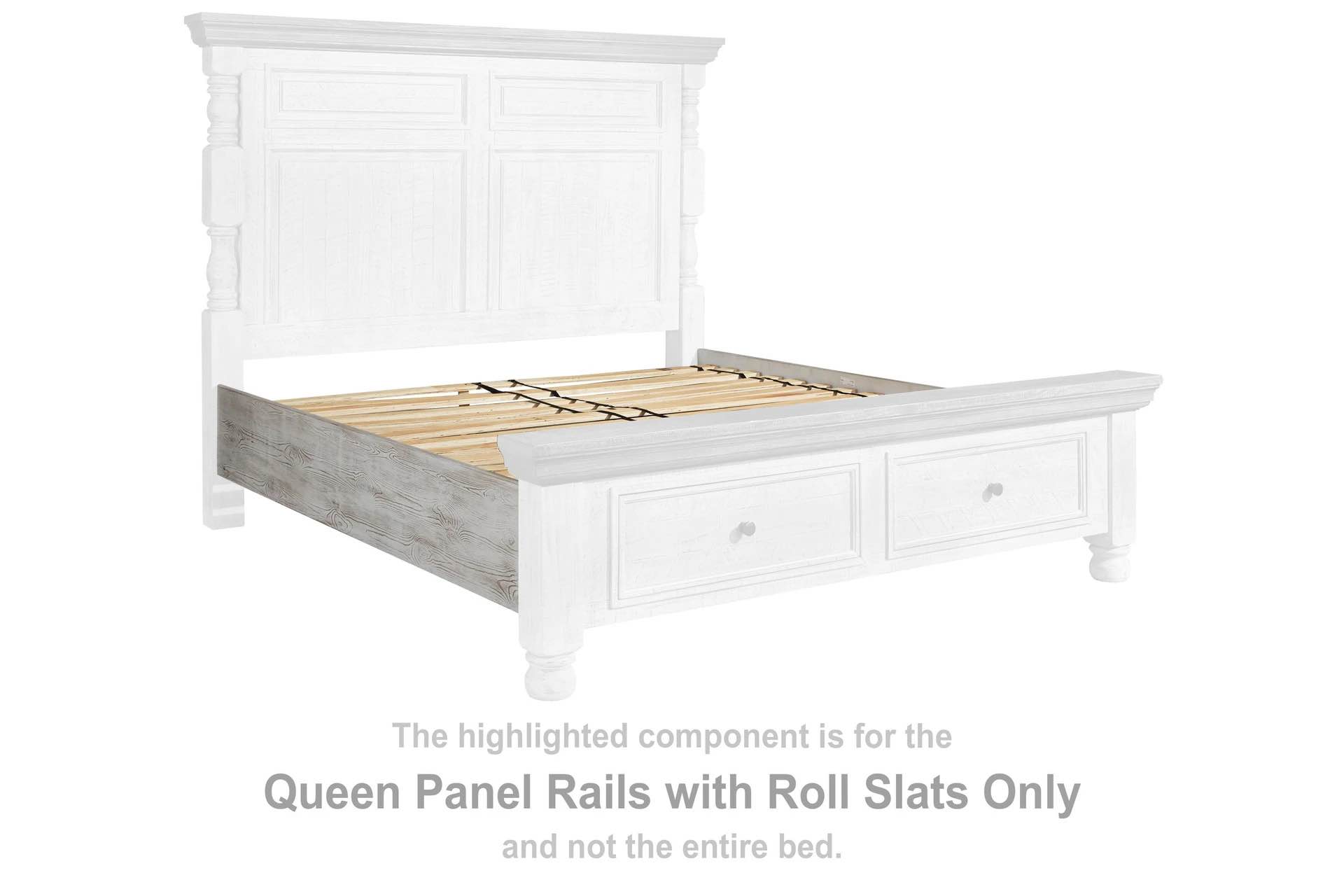 Havalance Queen Panel Rails with Roll Slats