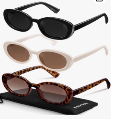 Miyya 4 pc small oval sunglasses