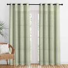 sage green curtains