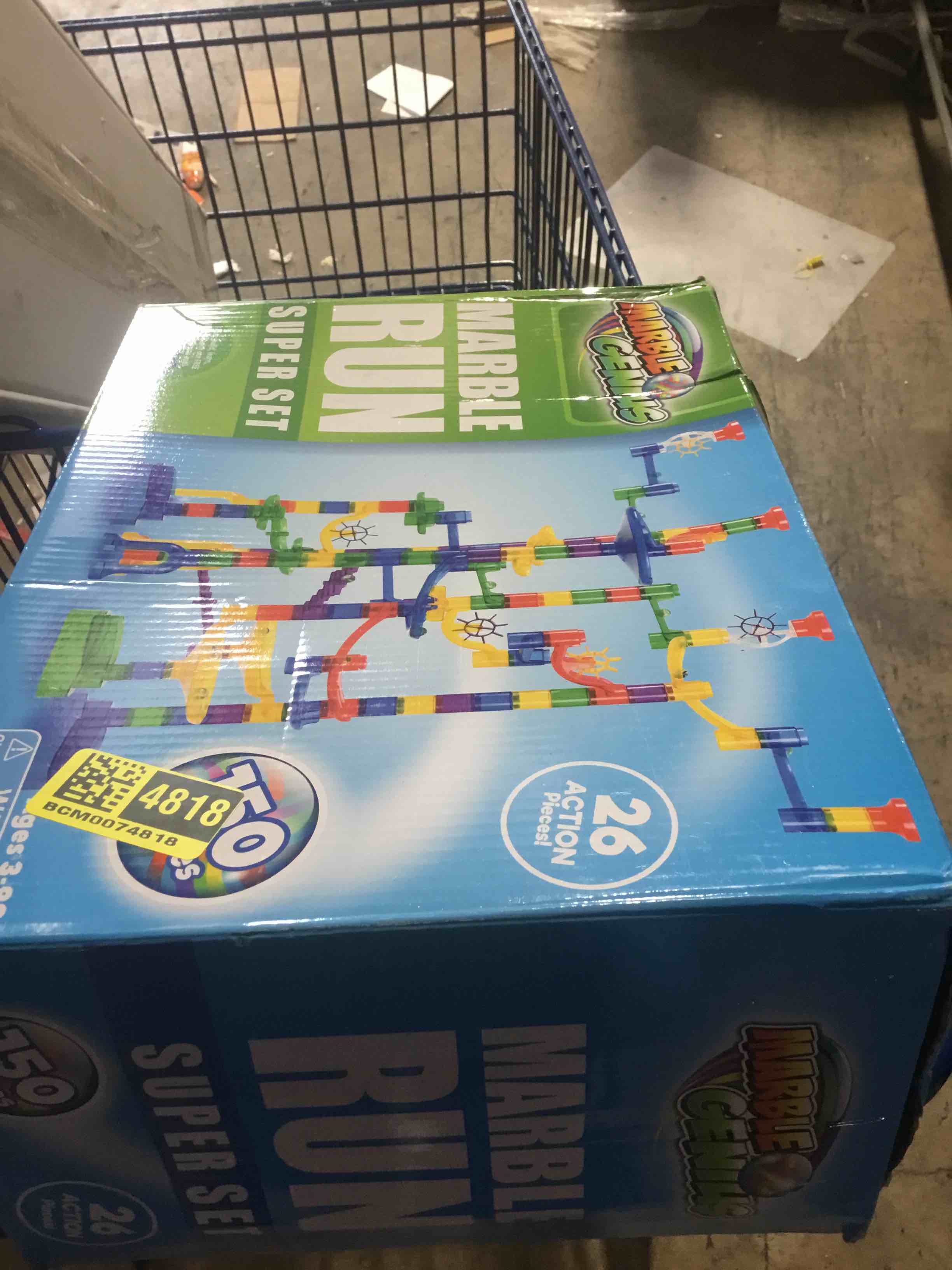 Condition photo showing New/Like New for Marble Genius Marble Run Super Set, STEM Toys & Maze Construction Building - 150 Translucent Track Pieces & Glass Marble for Family, Kids Toddlers Ages 4-8 - Fun Holiday Creative Gifts 3.) Super Set - 150 Complete Pieces 1.0