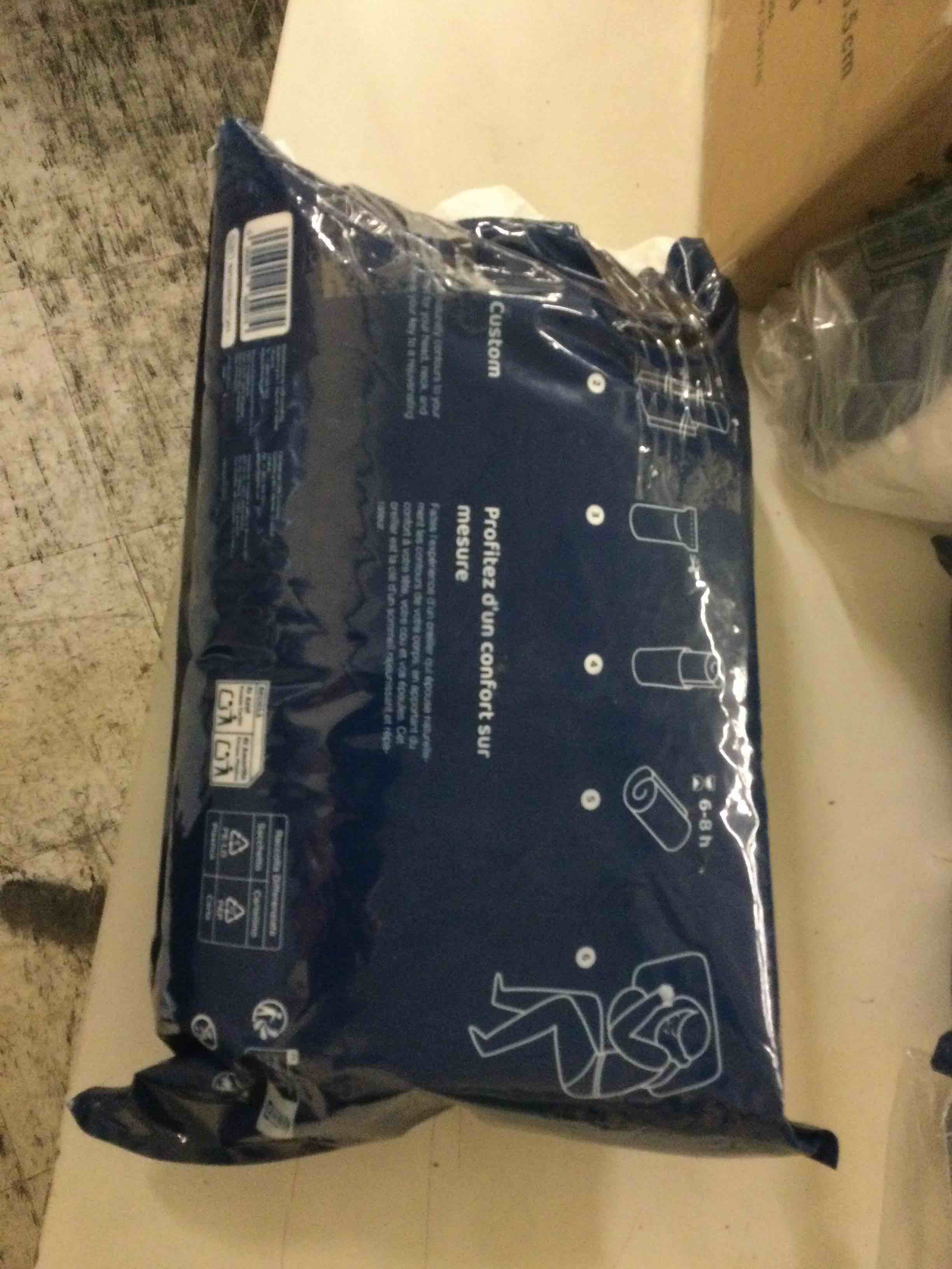 Condition photo showing New/Like New for Derila King Size Neck Pillow for Sleeping, Cervical Pillow, Memory Foam Side Sleeper Pillows, Bed Contour Pillows for Back, Stomach Sleepers for Men 23.6x13.4x4.3 in King Size (23.6" x 13.4" x 4.3") 1 Pillow_white