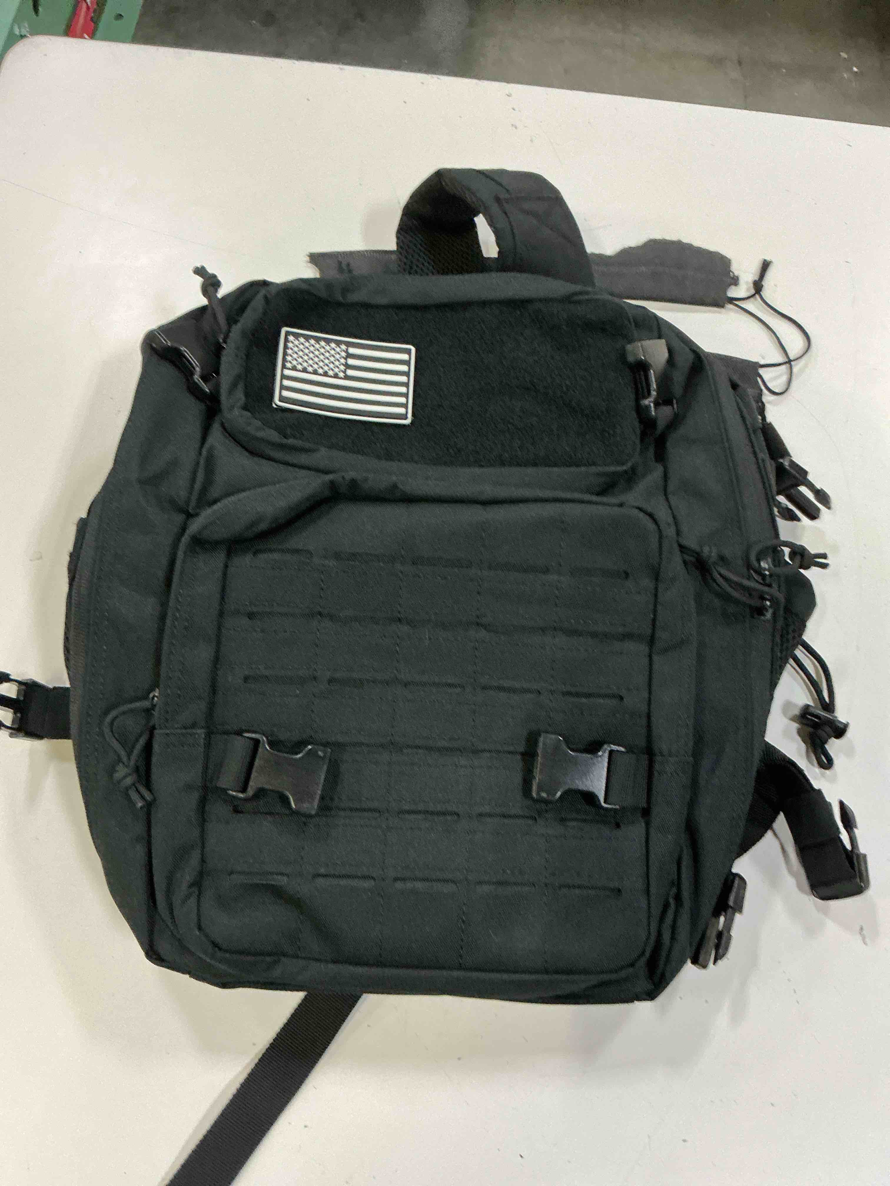 Condition photo showing Good Condition for qt&qy 25l/45l military tactical backpack for men molle daypack 3 day bug out bag hiking rucksack with bottle holder