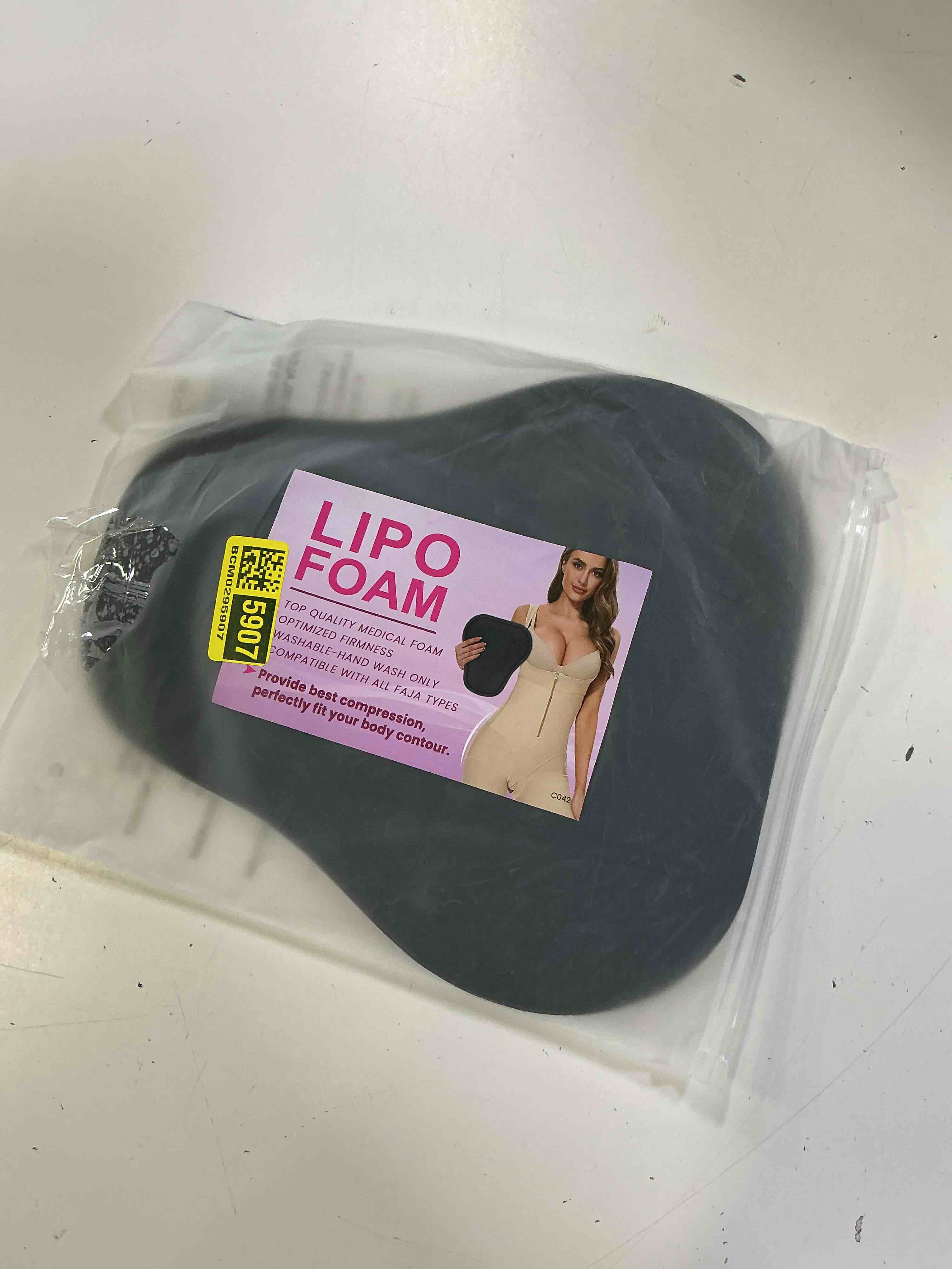 Condition photo showing New/Like New for ab board post surgery liposuction - lipo foam ab board, abdominal lipo compression board for tummy tuck & liposuction post surgery recovery, tablas post operatorias para liposuccion(black)