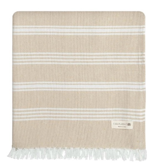 casa plantino pre-washed peshtemal beach towels pack of 4