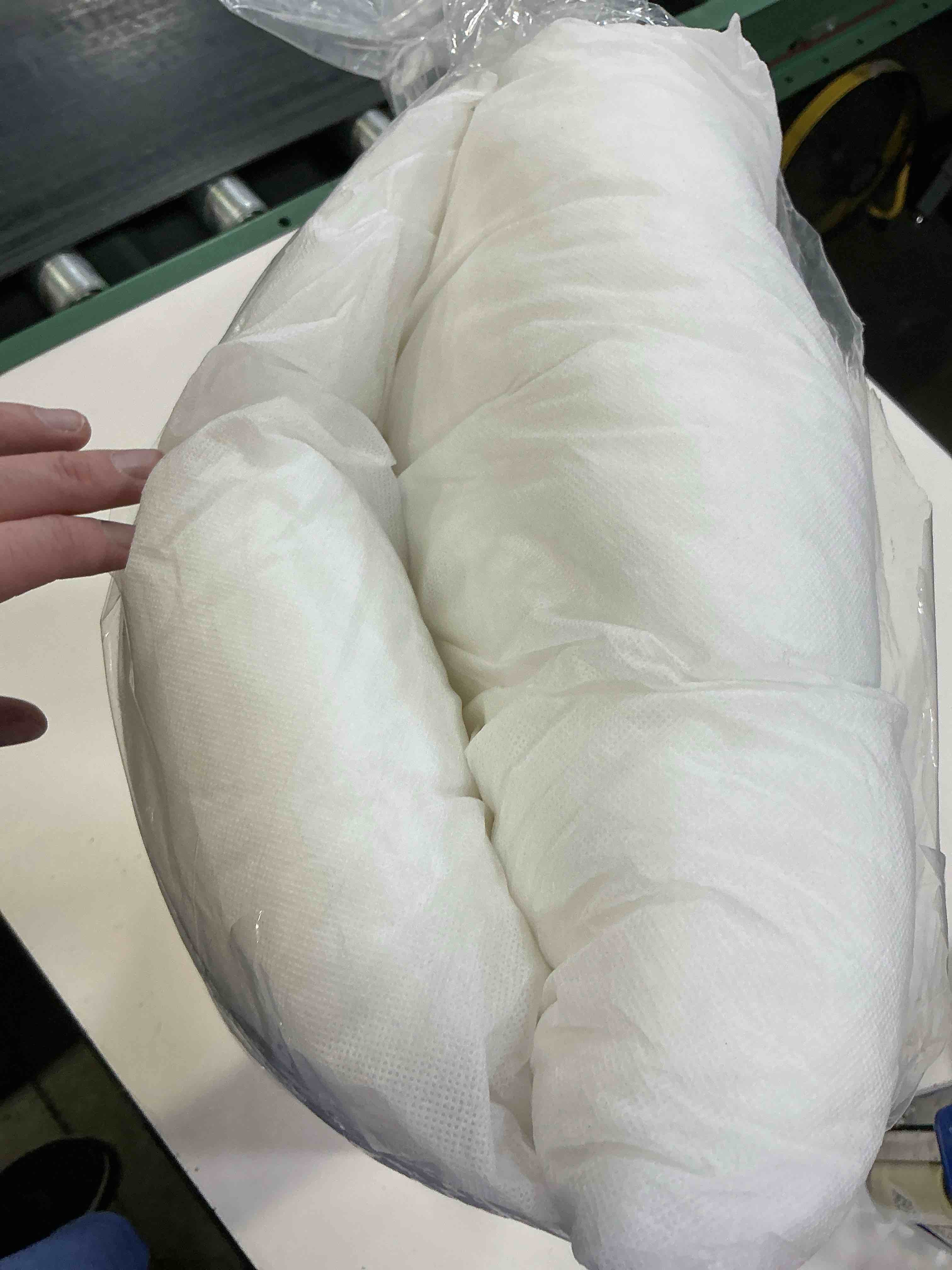 Condition photo showing Good Condition for 20x20 inch throw pillow inserts pack of 2 square pillow insert forms fluffy down alternative cushion insert for sofa cushions couch pillows & sectional seating – white