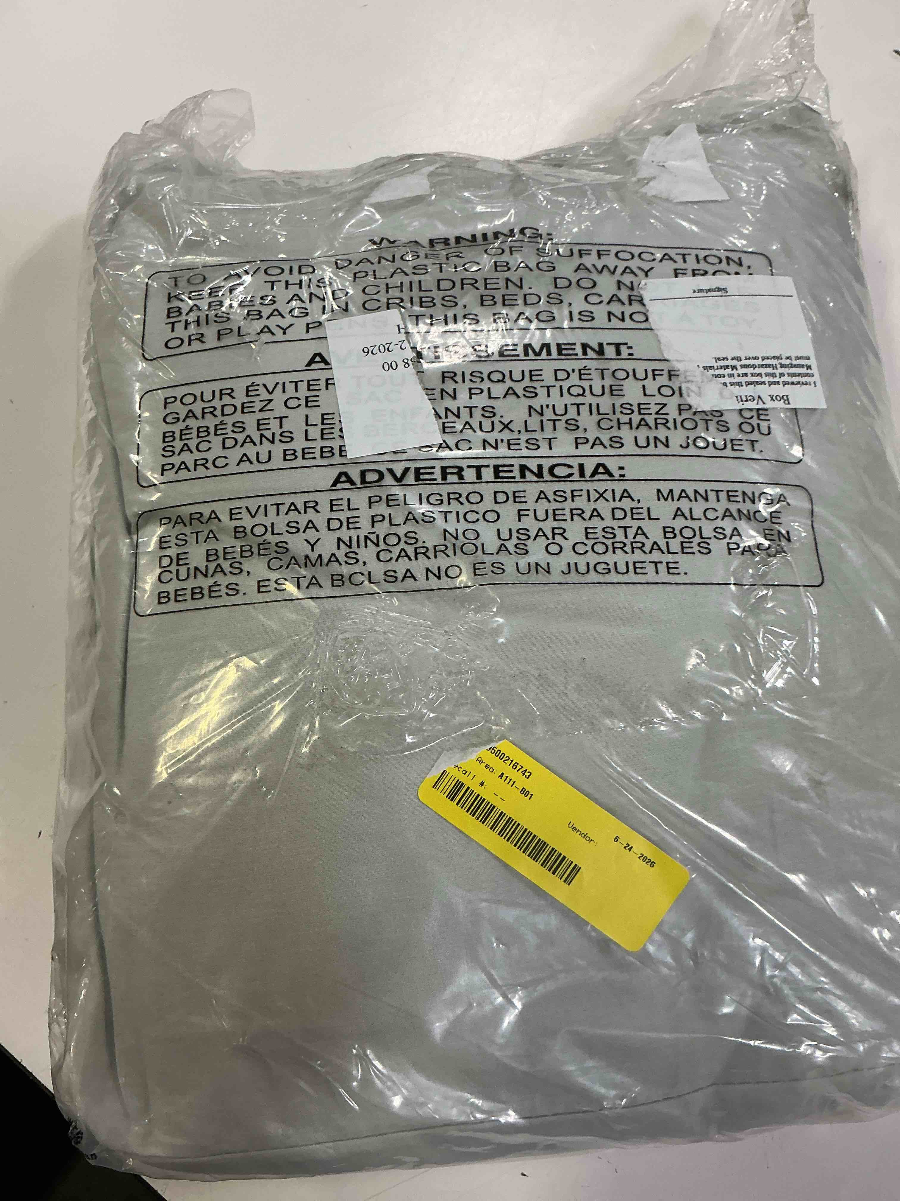 Condition photo showing Good Condition for casa platino 100 cotton sheets california king set – naturally cooling bedding sheet, luxury soft percale finish, fade resistant, 15”snug fit deep pocket – mineral