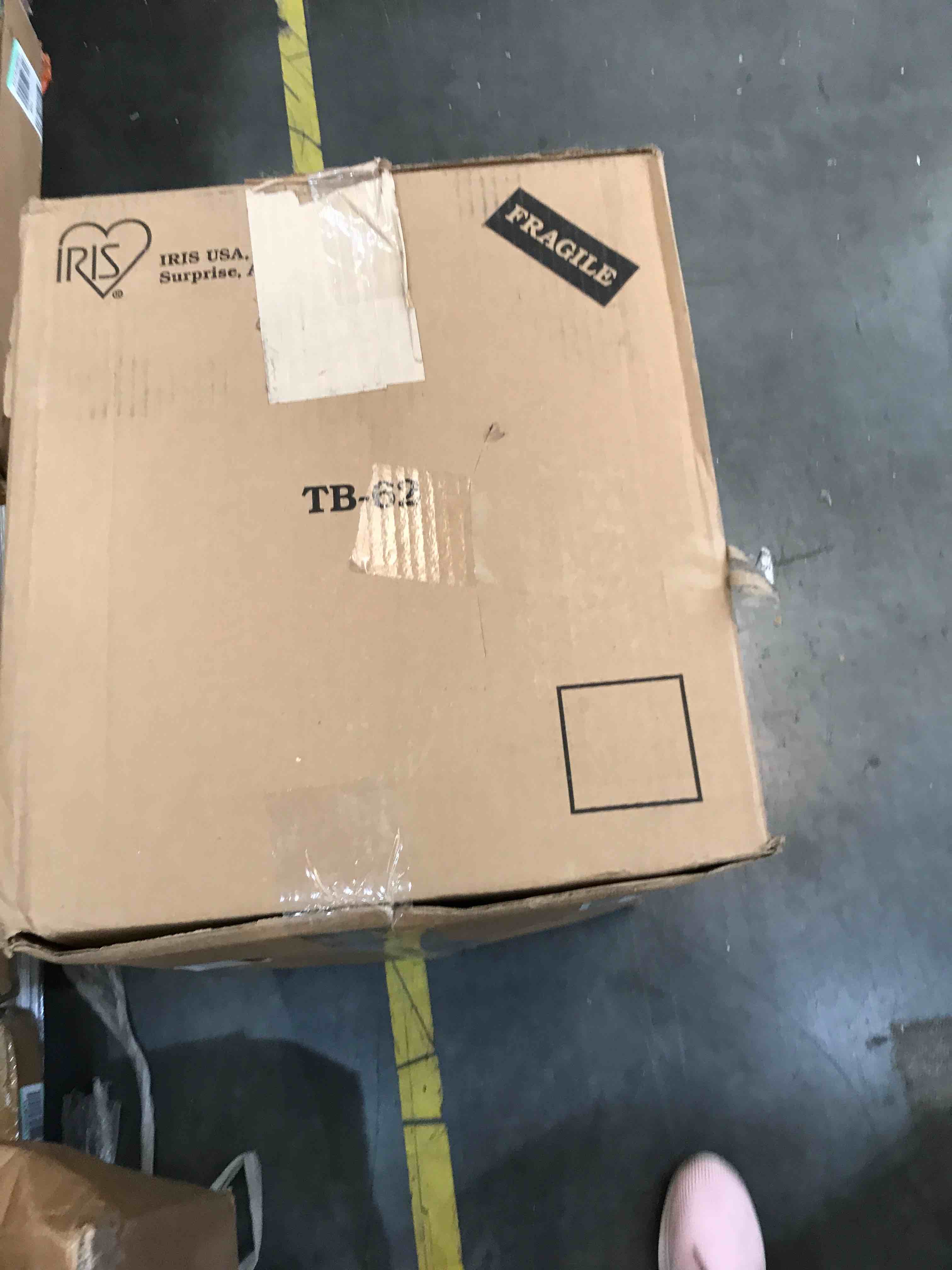 IRIS USA 72 Qt. Plastic Storage Bin Tote Organizing Container with Durable Lid and Secure Latching Buckles, Stackable and Nestable, 4 Pack, Crystal Clear