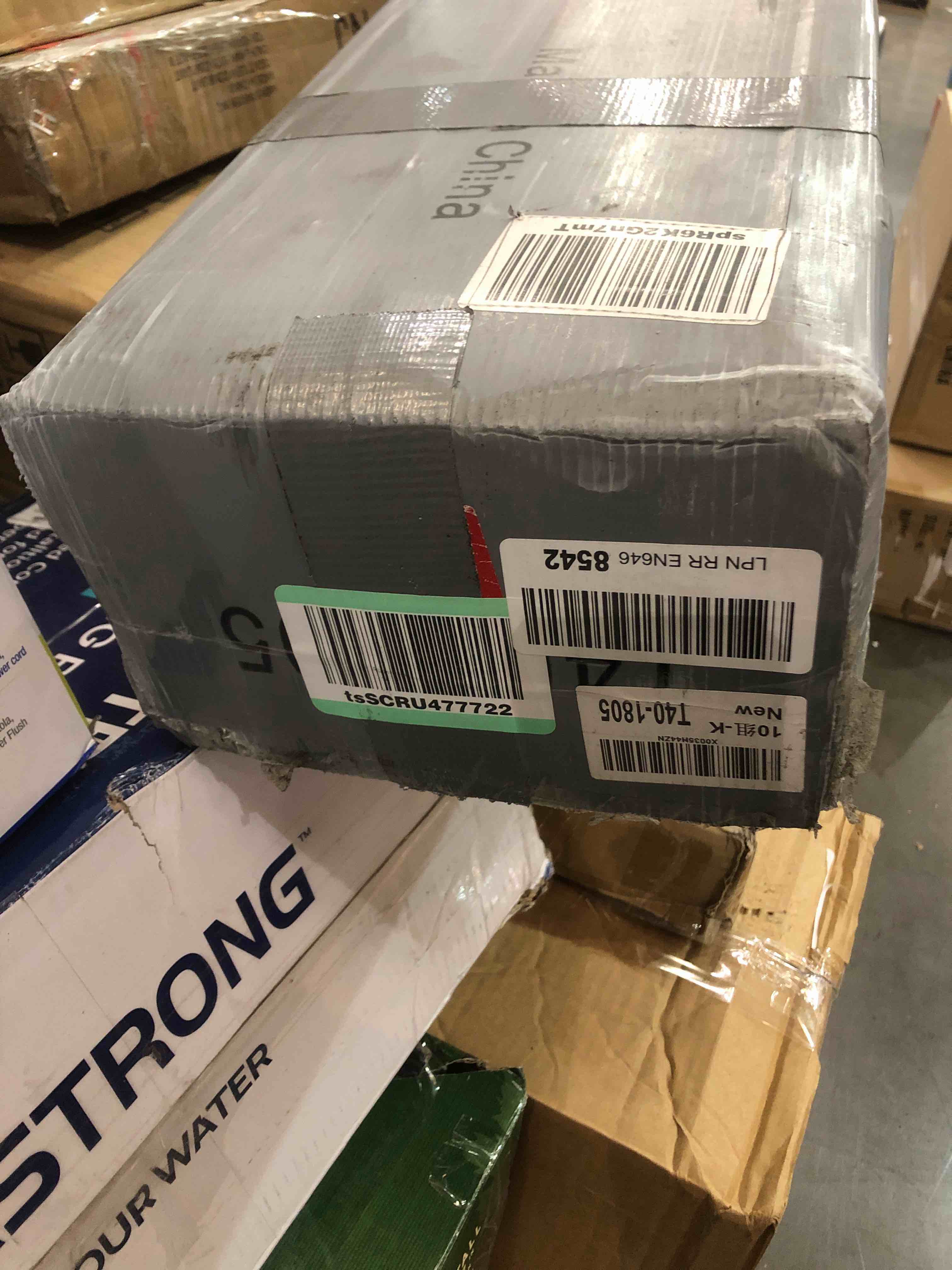 EMODA 18 Inch King Bed Frame No Box Spring Needed, Heavy Duty Tall Metal Platform with Large Storage Space, Noise Free, Easy Assembly, Black