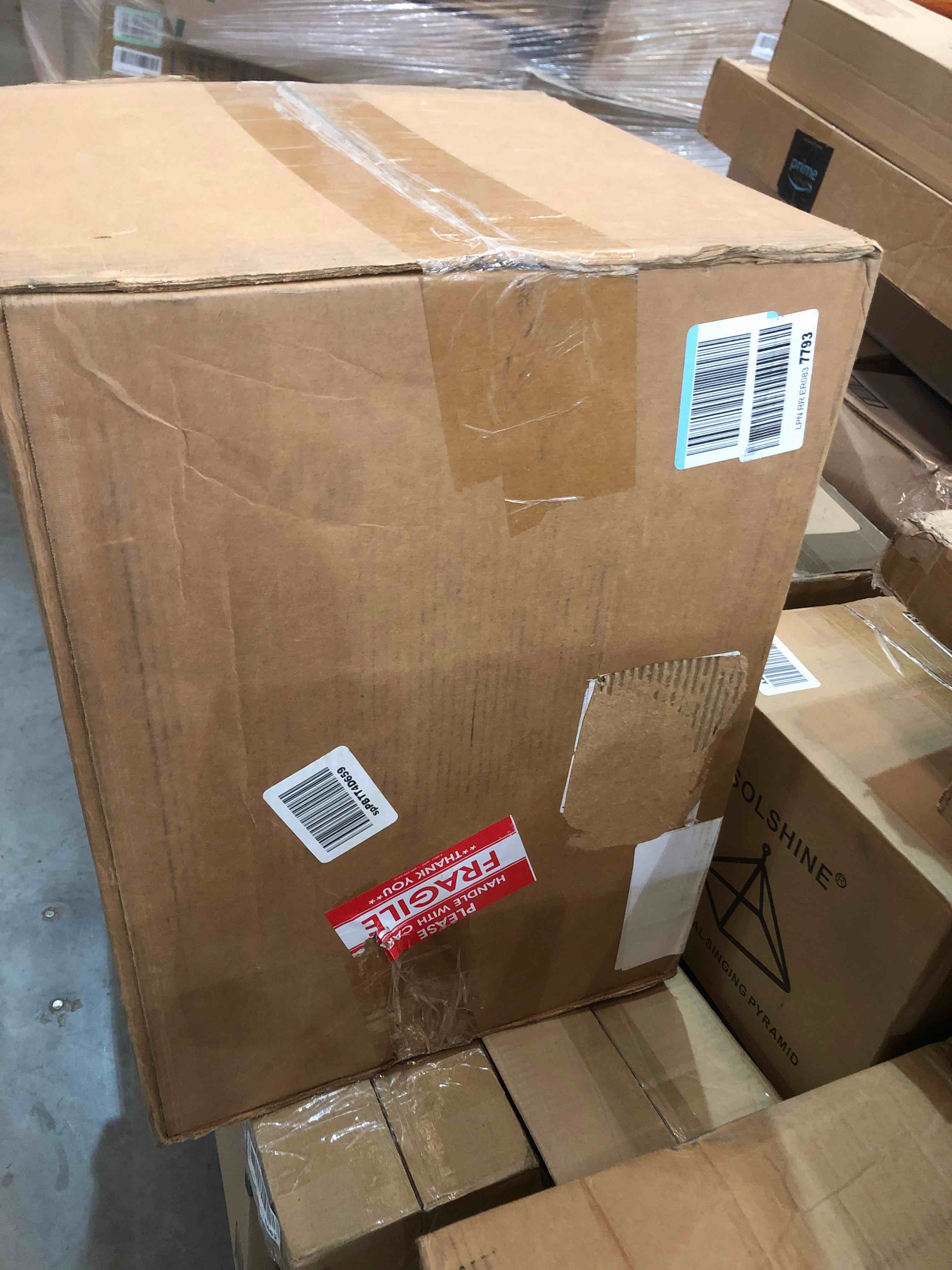 Nearly Natural 12.5in. H Iron-finish Decorative Urn (Indoor/Outdoor) Containers Gray