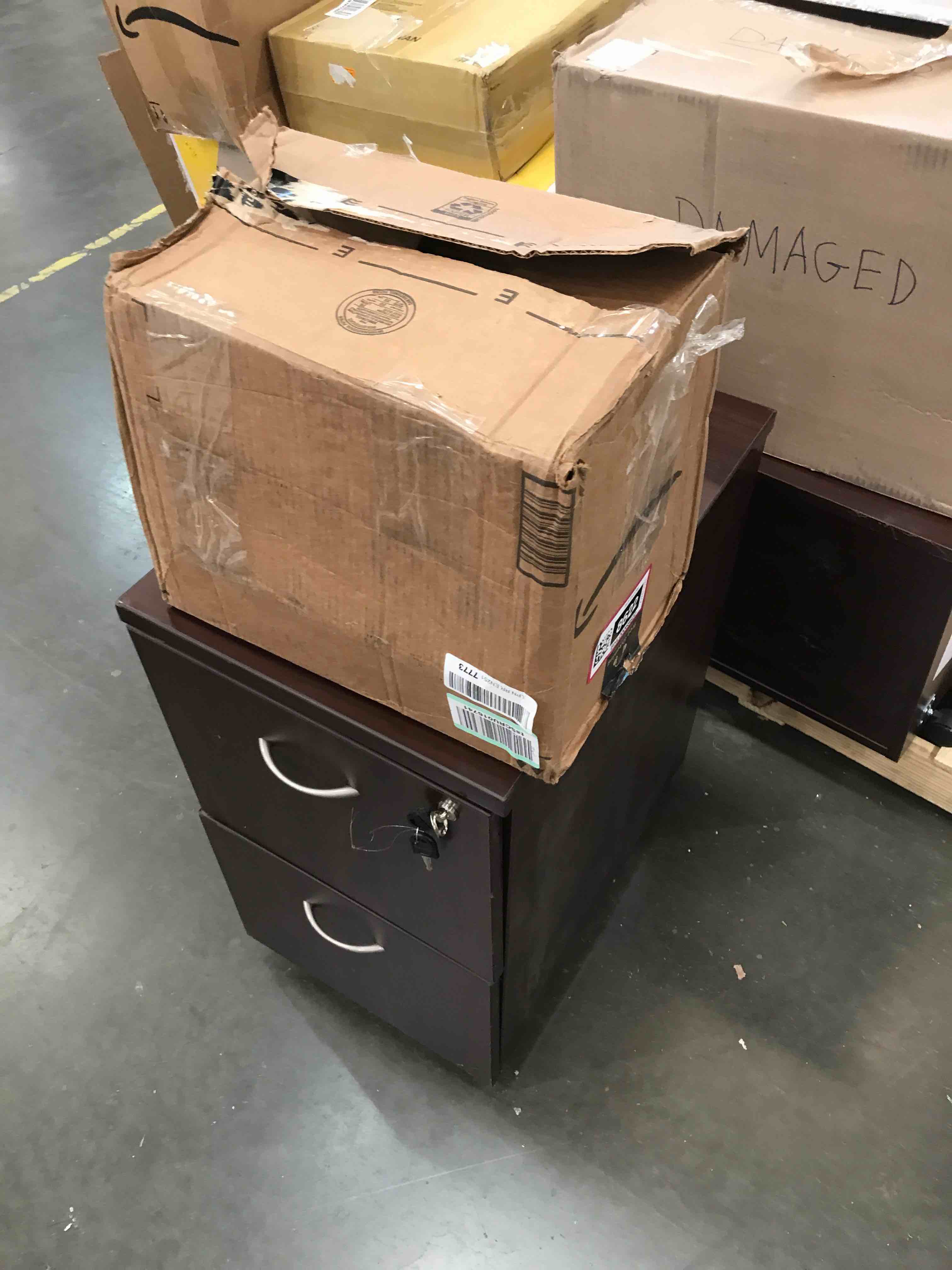 mDesign Plastic Stackable Bathroom Storage Organizer Bin with Pull Out Drawer for Cabinet, Vanity, Shelf, Cupboard, Cabinet, or Closet Organization - Lumiere Collection - 2 Pack - Clear